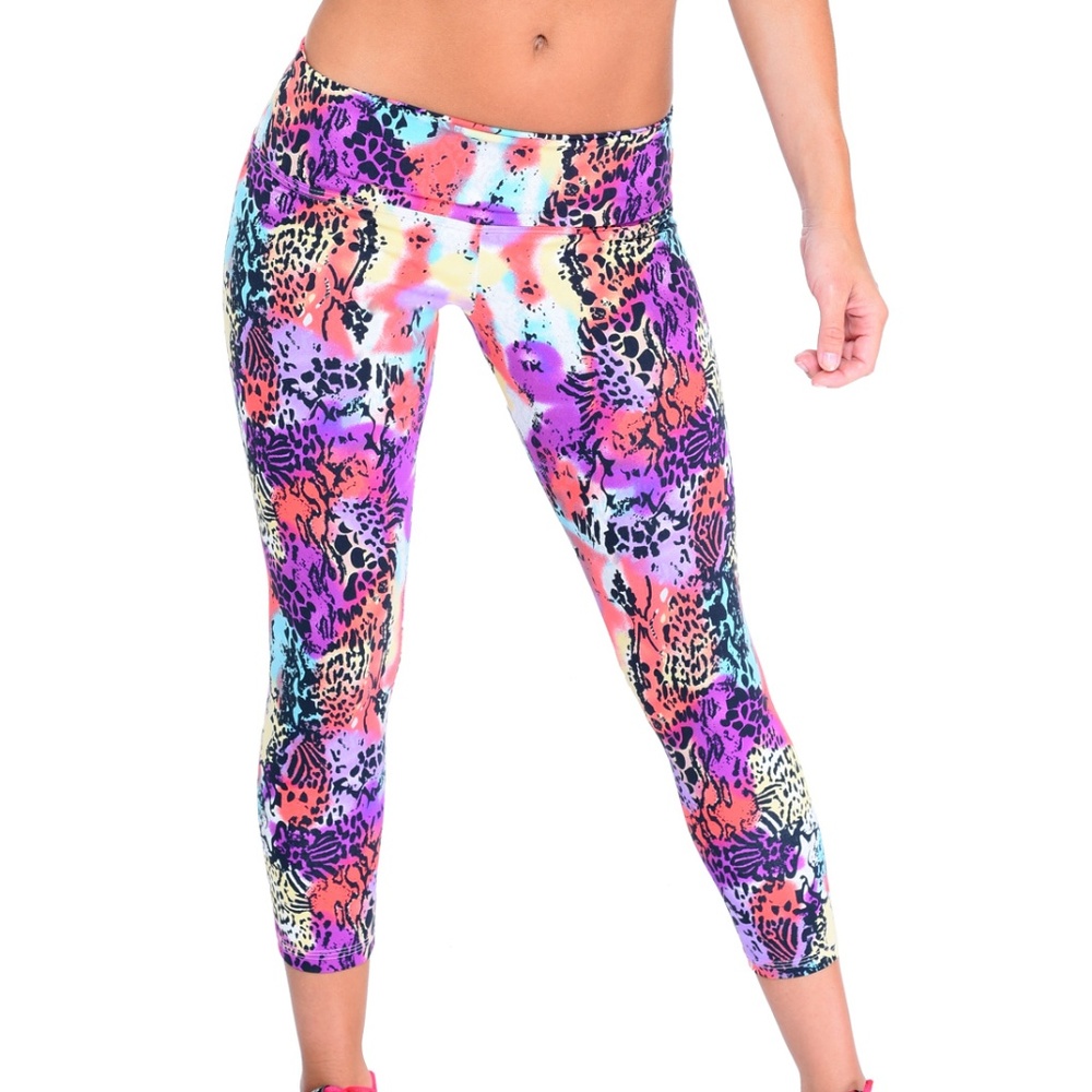 New Compression Capri LOW RISE Print XS - Picture 4 of 4